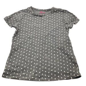 Epic Threads Baby Girls Polka Dot T-Shirt Gray/White Size Small